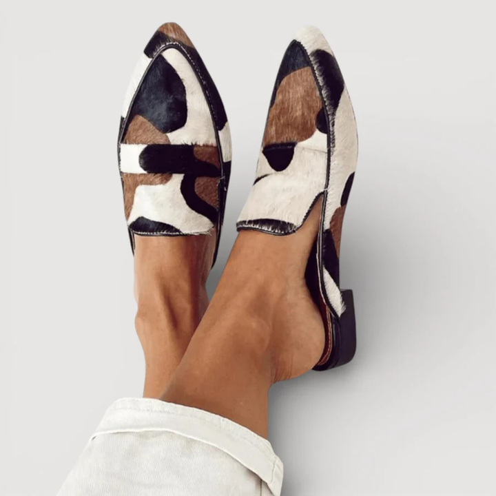 Amália - Mocassins com padrão abstrato