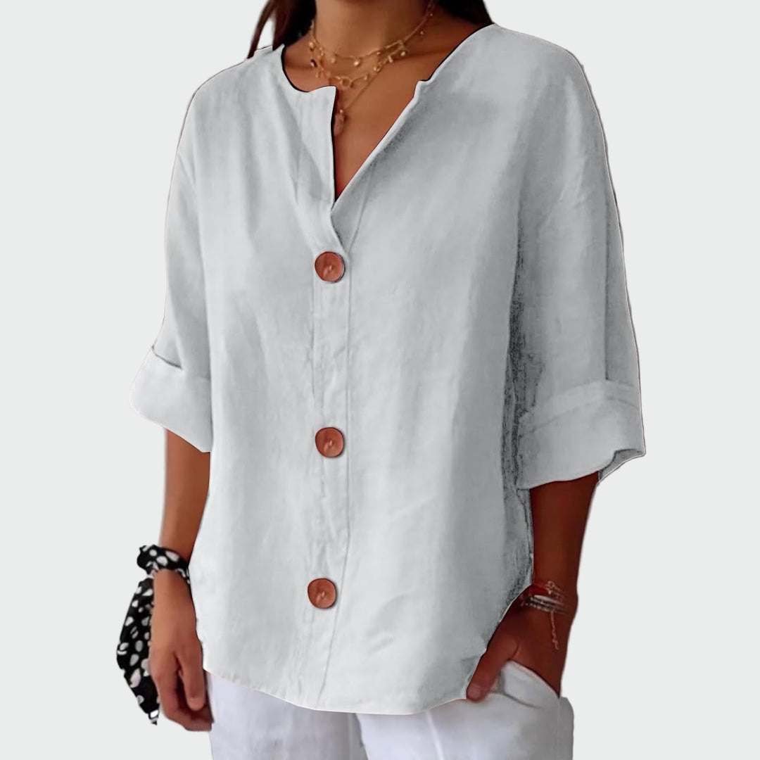 Blusa casual com textura