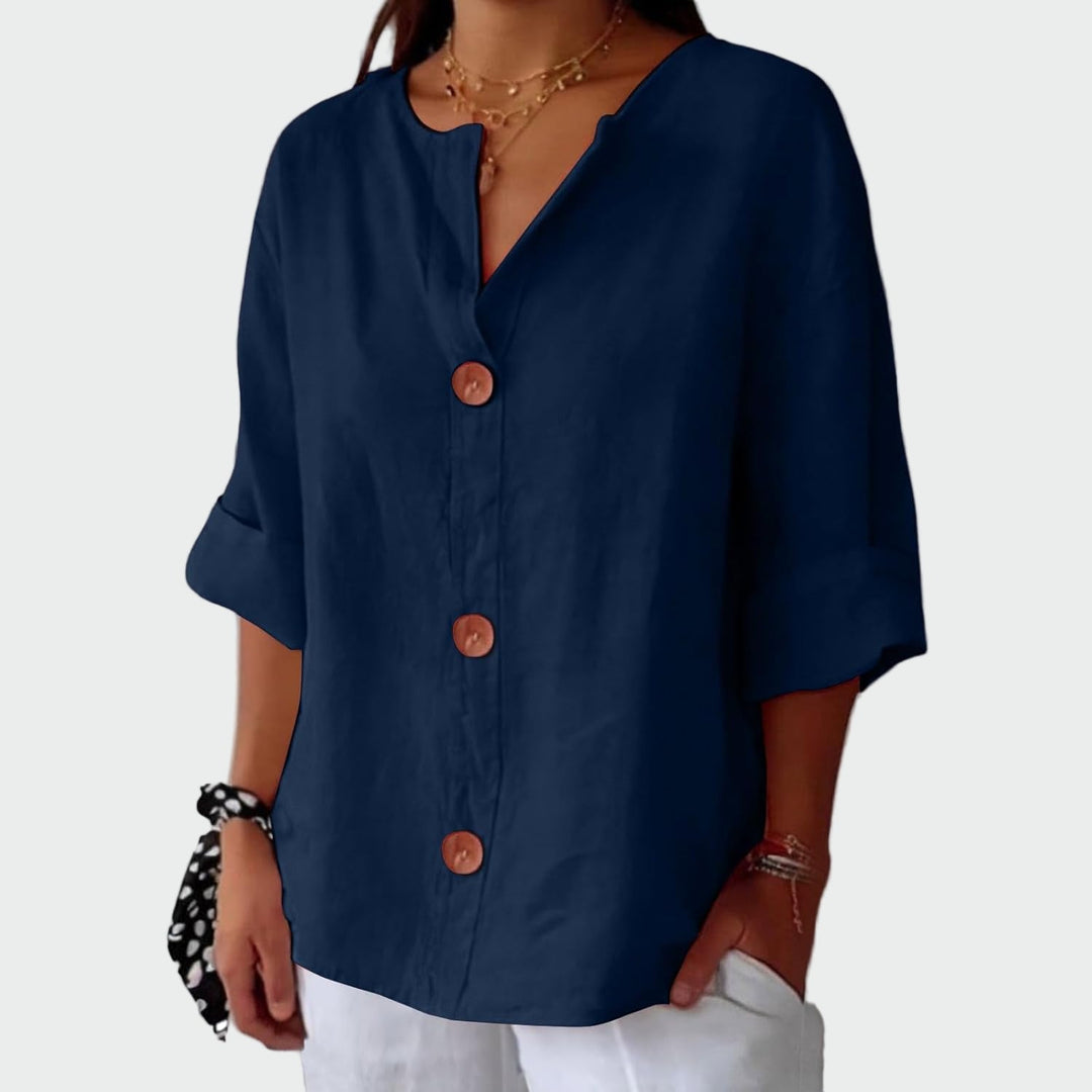 Blusa casual com textura