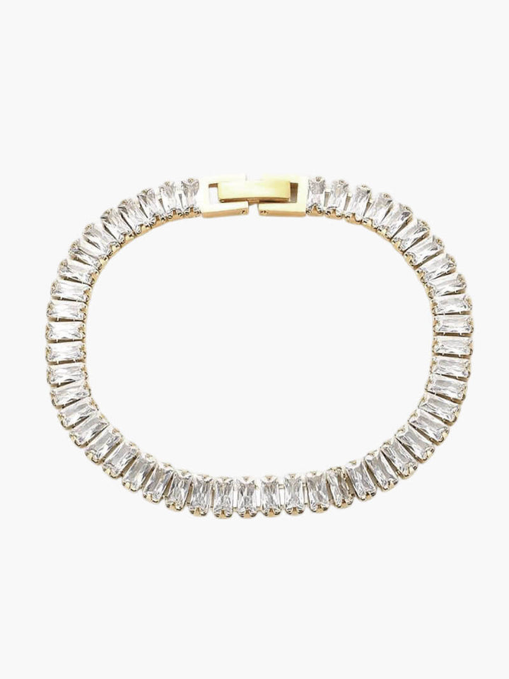 Pulseira de Rivière Baguette