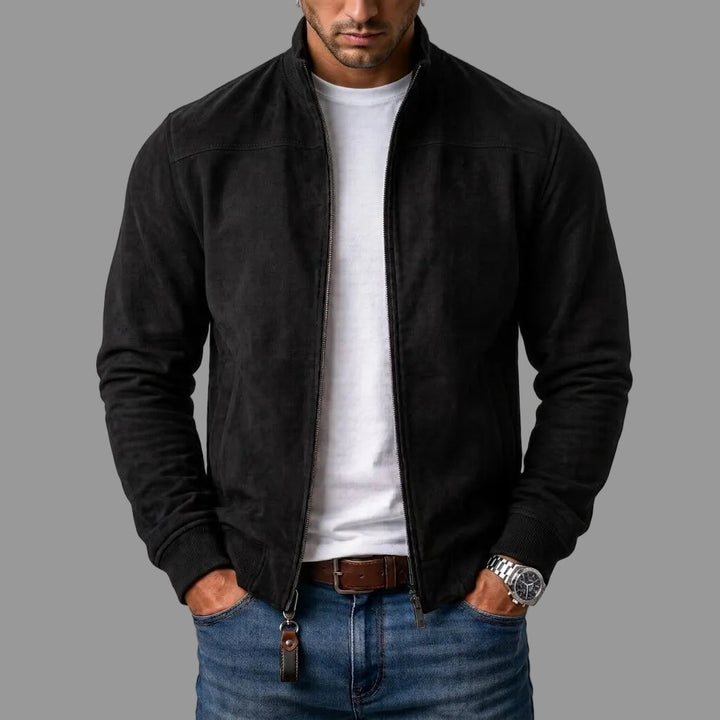 Ruben | Jaqueta bomber de camurça
