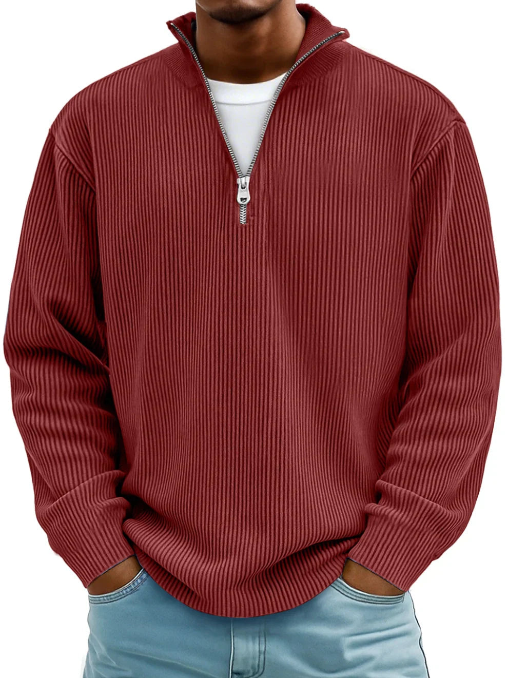 Pullover de Gola Zippé