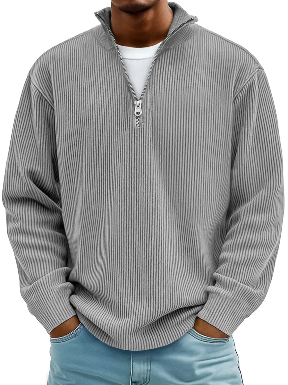 Pullover de Gola Zippé