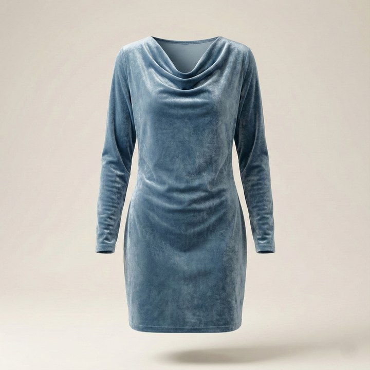 Alix | Vestido de Veludo Elegante