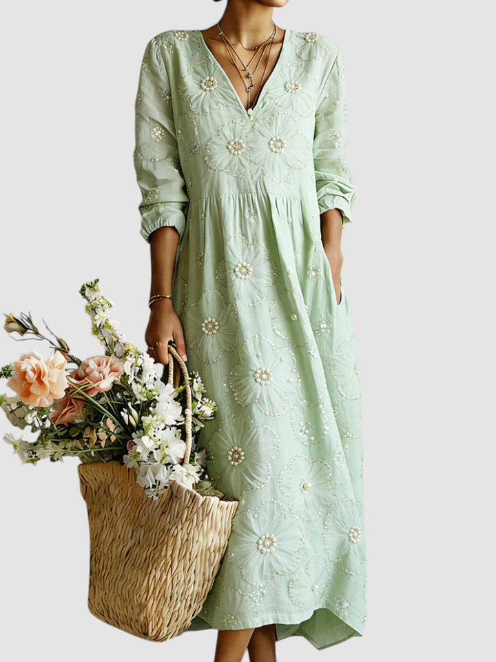 LENA | VESTIDO MIDI FLORAL