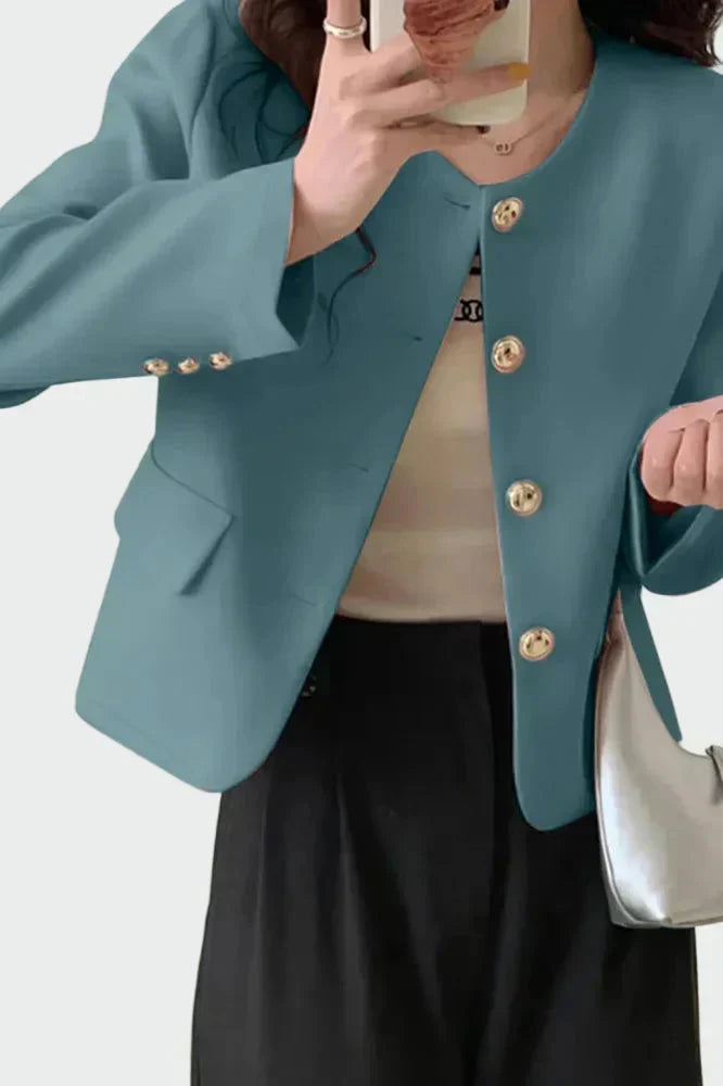 Blazer em linha elegante