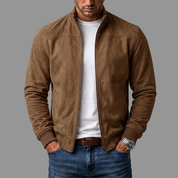 Ruben | Jaqueta bomber de camurça